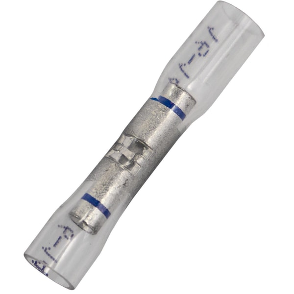 Auveco CRYSTAL CLEAR SEAL BUTT CONN. - 16-14 AWG WINDOW BUTT CONN, PK/15, 15PK - 22966