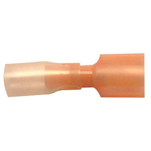 Velvac Female Disconnect, Red, 22-18AWG, PK10, Seam: Brazed - 37187