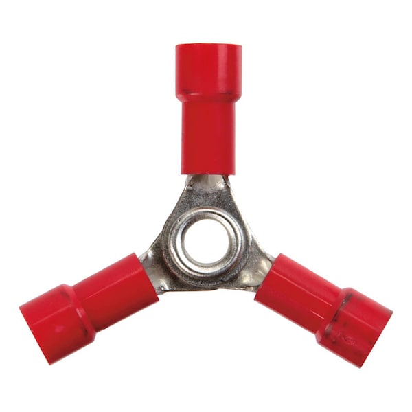 Jandorf Jandorf 22-18 Ga. Insulated Wire Terminal Butt Splice Red 2 pk - 60932