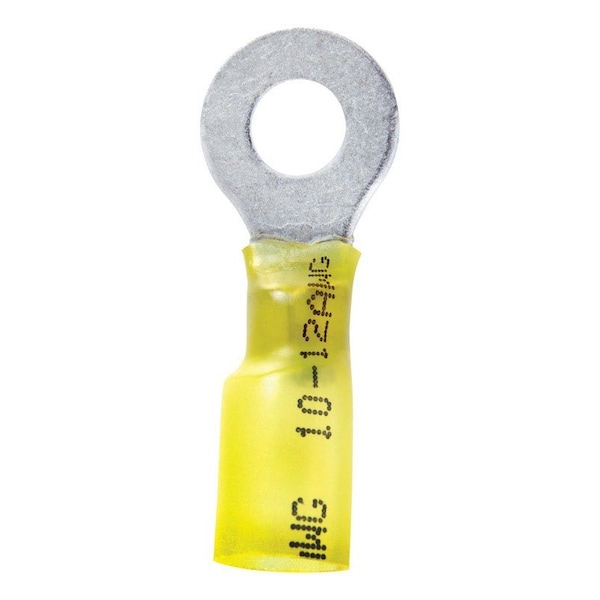 Jandorf Jandorf 12-10 Ga. Insulated Wire Terminal Ring Yellow 2 pk - 60830