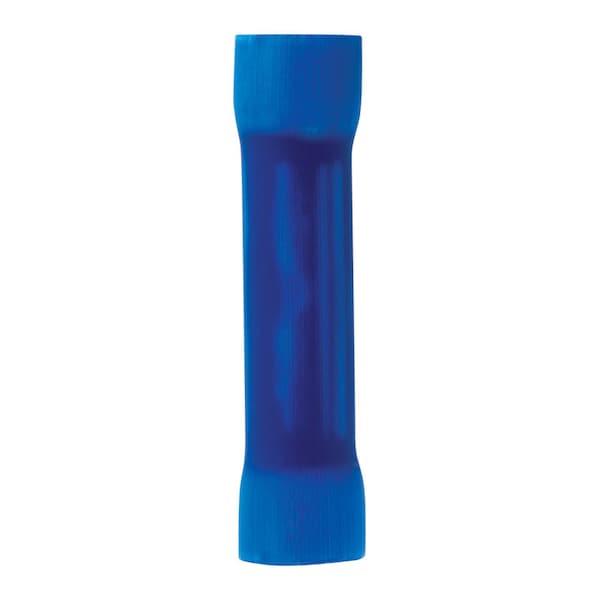 Jandorf Jandorf 16-14 Ga. Insulated Wire Terminal Butt Splice Blue 5 pk - 60860