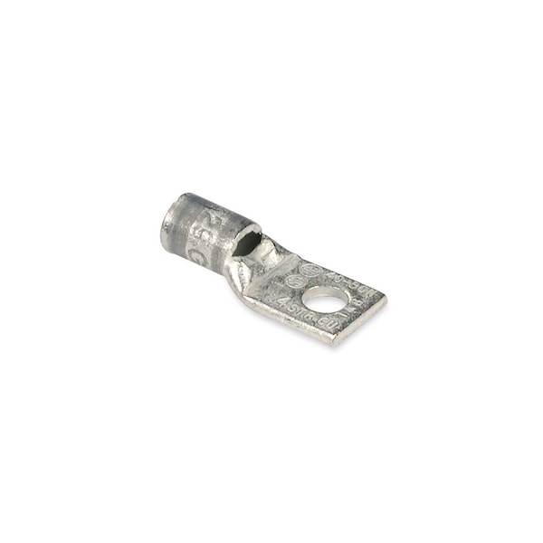 Abb STANDARD BARREL COPPER LUG, #4, 35KV, 4 AWG WIRE, 1/4 BOLT - 54106