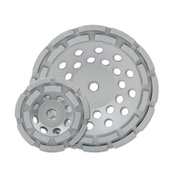 Rueda copa Lackmond, Doble fila soldada de alta frecuencia, Serie PRM, Diámetro de la rueda de 7 pulgadas, 7/8 a 5/8 - PRMGC7D