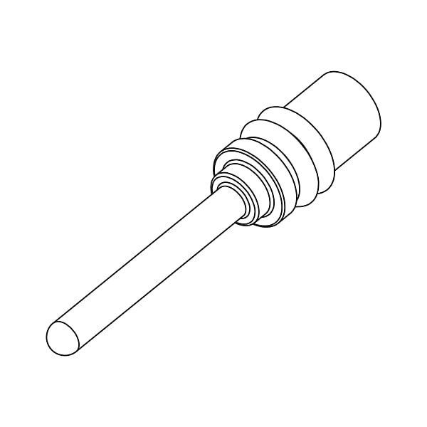 Anderson Power Products Connector Contact, Tin Contact Plating - 1230G1