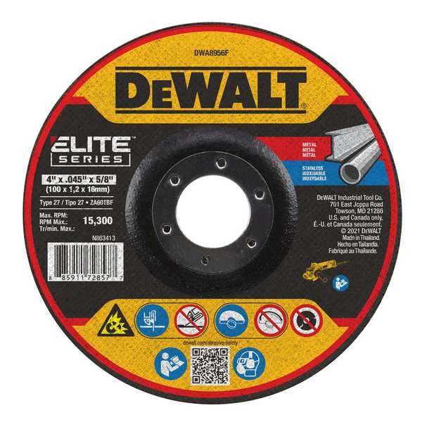 Rueda abrasiva Dewalt, 15,300 RPM - DWA8956F