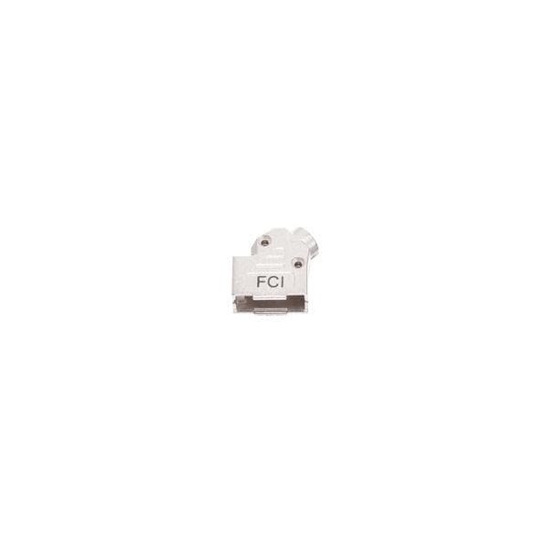 Fci Connector Accessory, 0.157In Min Cable Dia, 0.512In Max Cable Dia, Backshell, Zinc Alloy - 8655MHRA0901KLF