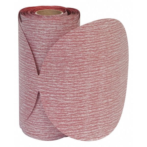 Rollo de discos de lija Zoro Select, recubiertos, grano 280, 6" de diámetro - 05539518166