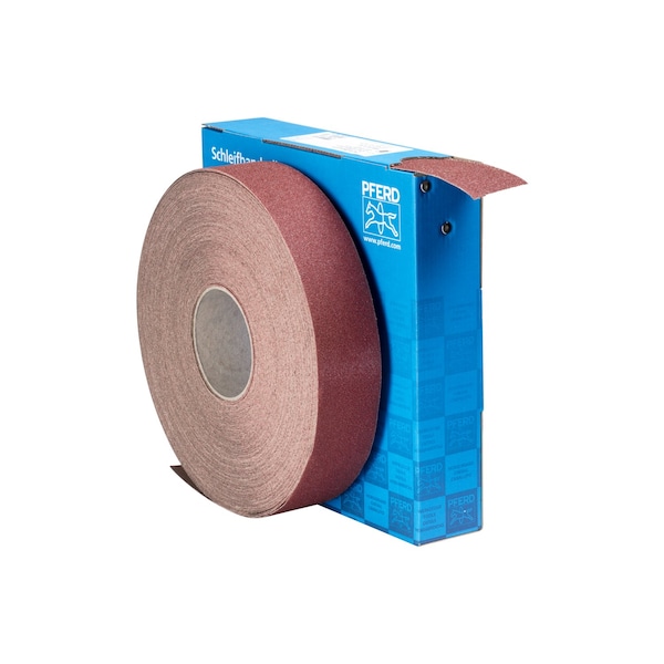Rollo de taller Pferd de 2 pulgadas - Resistente al agua/resina pesado - Rollo de 50 yardas - Óxido de aluminio - 60 granos - 47216