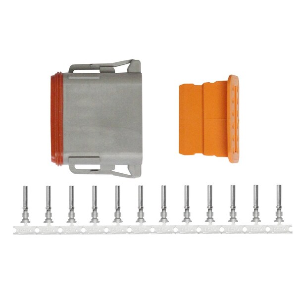 Pacer Group Pacer DT Deutsch Plug Repair Kit - 14-18 AWG 12 Position - TDT06F-12RS