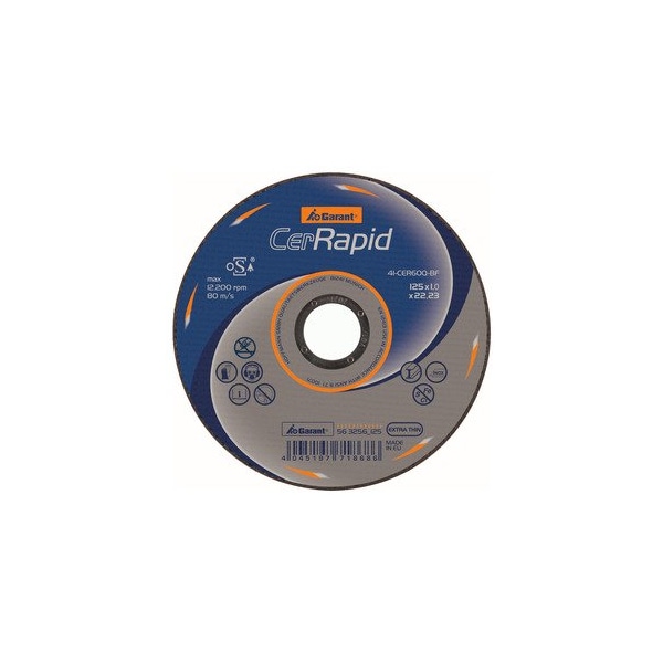 Disco de corte extra delgado Garant CerRapid, acero inoxidable, Diámetro del disco: 115mm - 563256 115