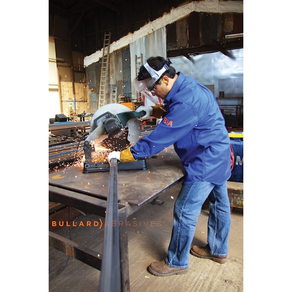 Rueda de corte para sierra tronzadora Bullard Abrasives, 14 x 3/32 x 1, T1, paquete de 10 - 54421