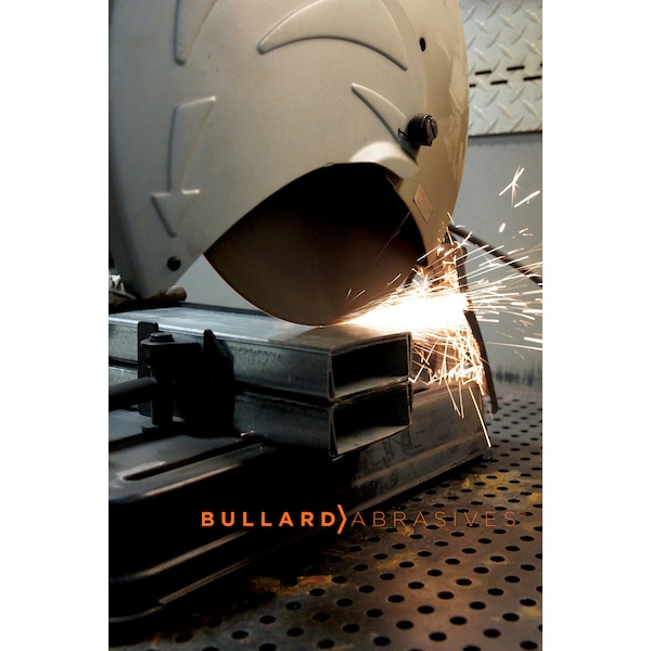 Rueda de corte para sierra radial de Bullard Abrasives, 14 x 3/32 x 1, paquete de 10 - 54422