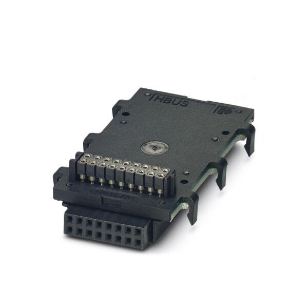 Phoenix Contact HBUS 53 6-16P-1S BK DIN rail connector - 2896458