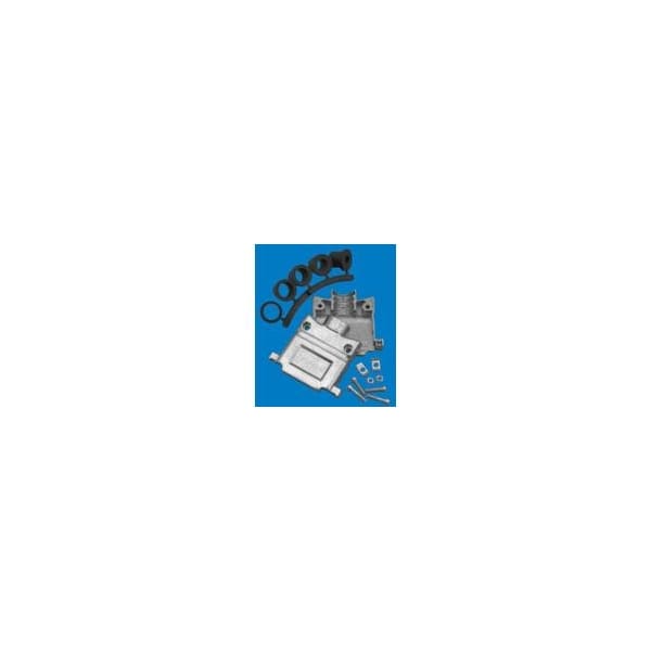 Amphenol Connector Accessory, 0.35In Min Cable Dia, 0.65In Max Cable Dia, Backshell Kit, Zinc Alloy - 17E165750