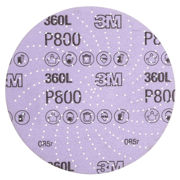 Disco de Lijado Clean Sanding 360L de 3M, 20805, 6", P800 - 360L 473