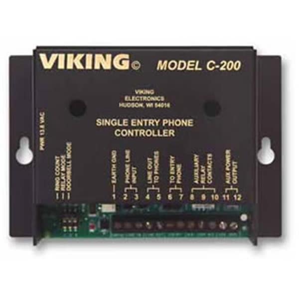 Viking Viking C-200 Door Entry Control for 4 Entry Phones - VK-C-200