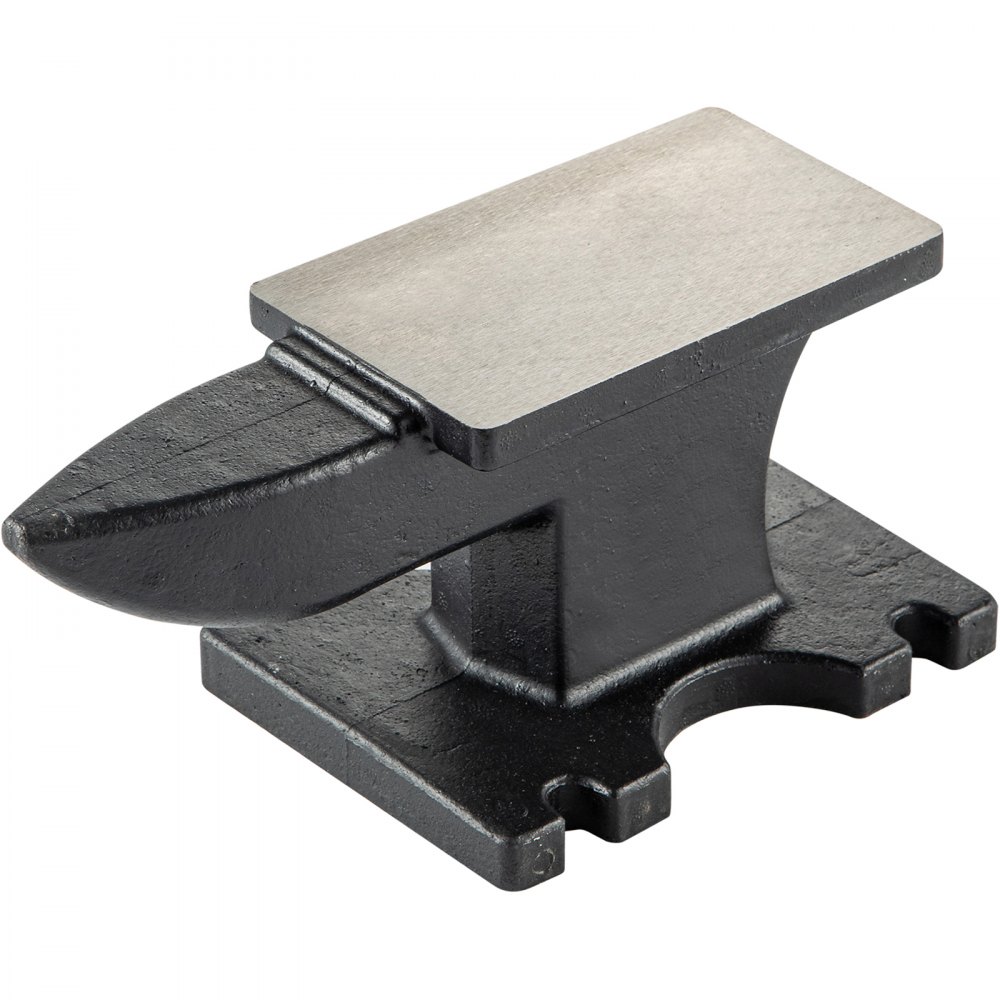 VEVOR Yunque de hierro fundido, yunque de cuerno único de 25 libras (11 kg) con encimera de 6,8 x 3,5 pulgadas y base estable, herrero de yunque de cuerno redondo resistente de alta dureza, para doblar y dar forma - TZHSBBDDWC25W4BQRV0