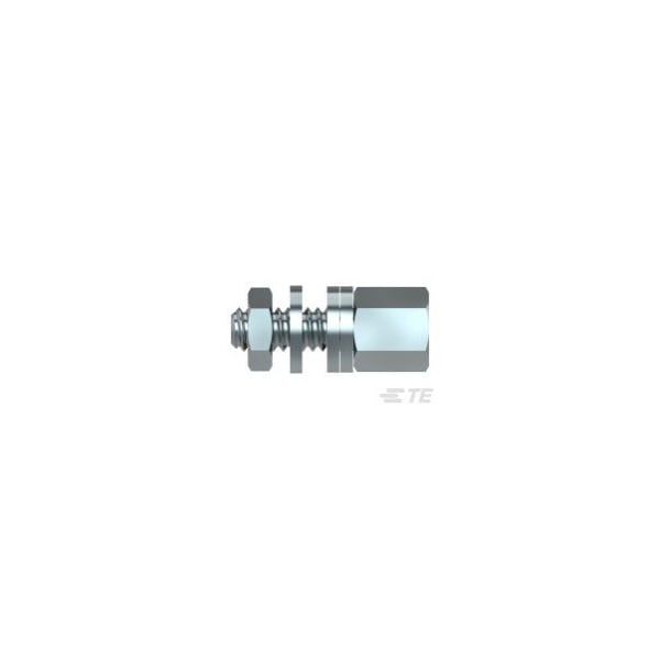 Te Connectivity Connector Accessory, Hardware-Female Screwlock, Steel - 5205817-4