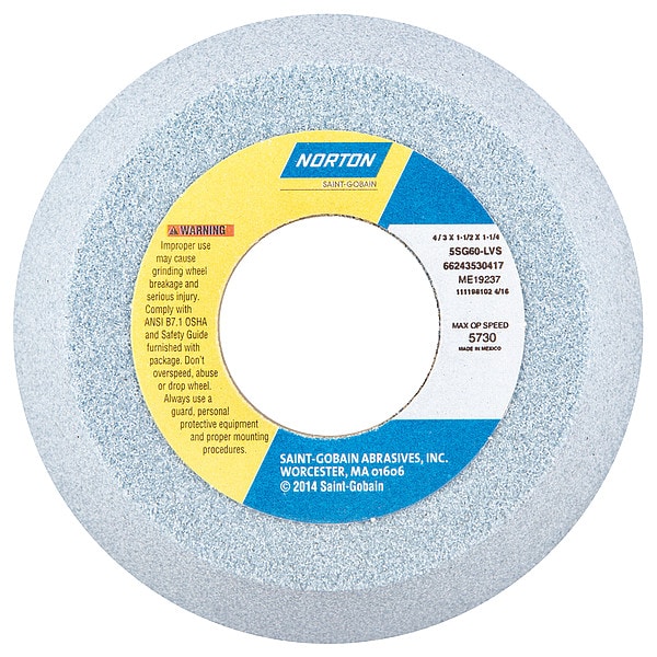 Norton Abrasives Flaring Cup Wheel, 4 Diax1.5 Tx1.25AH, PK5 - 66243530417

Rueda copa cónica Norton Abrasives, 4 pulgadas de diámetro x 1.5 pulgadas de espesor x 1.25AH, paquete de 5 - 66243530417