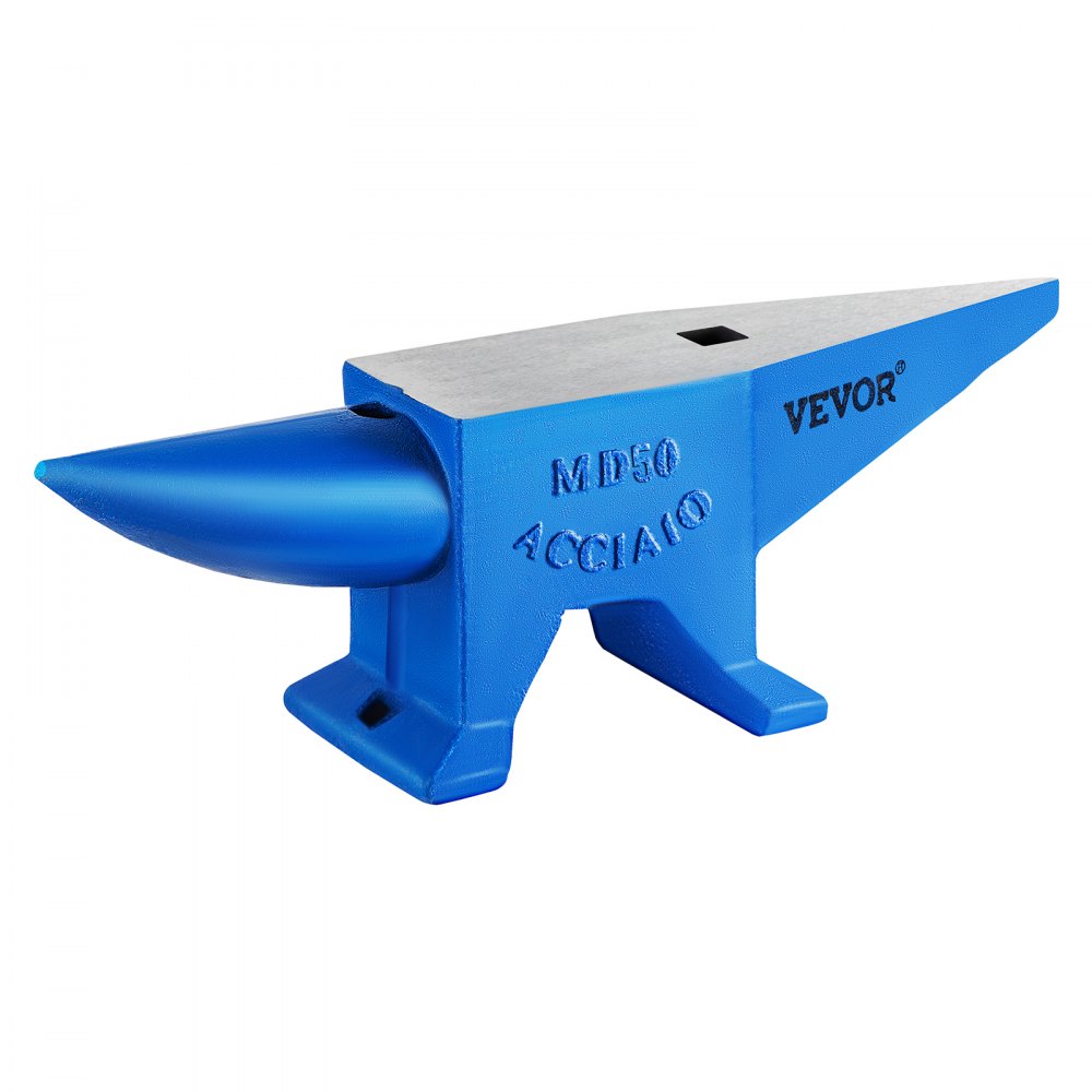 Yunque de Acero 110.2LBS (50KG) Acero Forjado con Agujeros Redondos y Cuadrados - GZ50KGGZ000000001V0