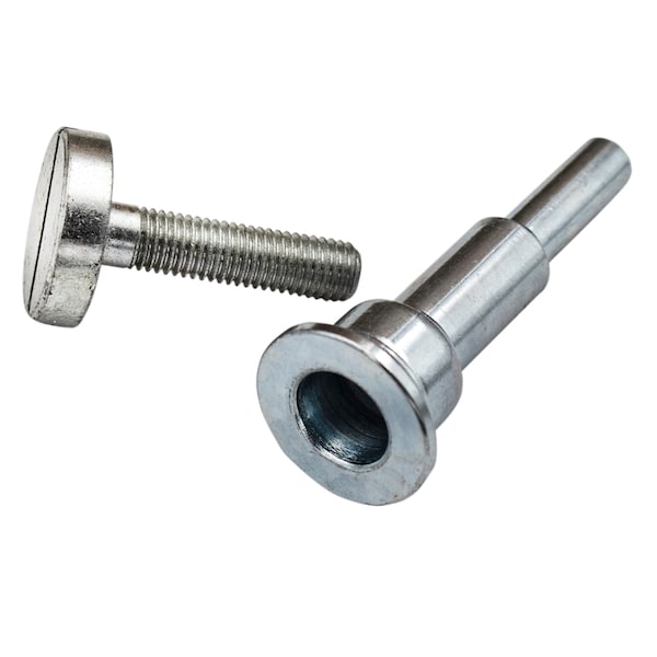 Mandril de Shark Industries con tornillo extendido de 1/4" para ruedas más gruesas de 3/8" - 37L