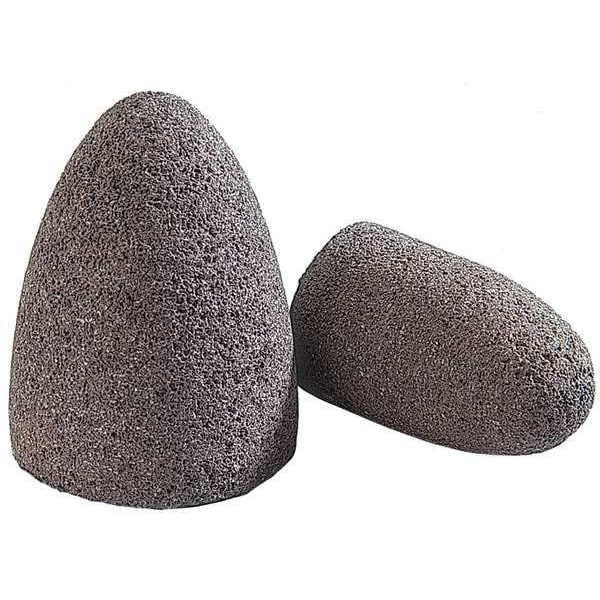 Cono abrasivo para rectificado Norton, 1-1/2 pulgadas de diámetro, 3 pulgadas de longitud, 20 granos, ZA - 61463644230