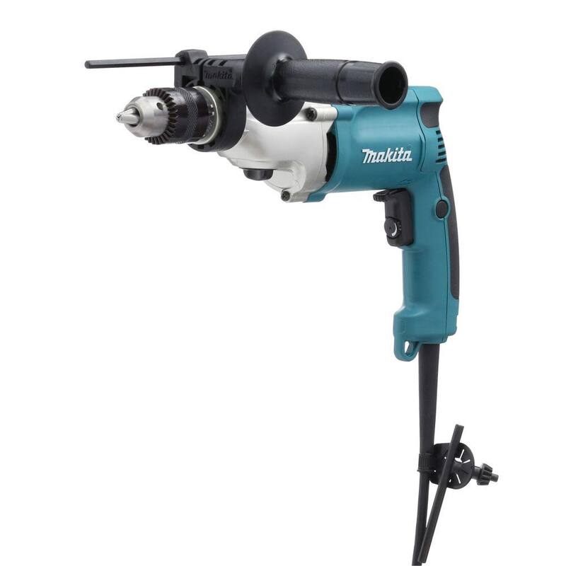 Rotomartillo de Velocidad Variable con Limitador de Torque Makita de 6.6 Amp 1/2 in. con Mango Lateral, Medidor de Profundidad, Llave de Mandril y Estuche Rígido - HP2050