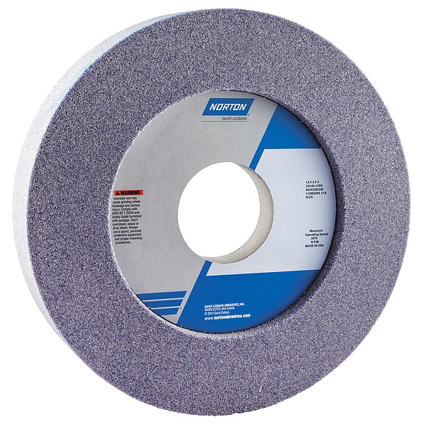 Rueda de esmeril Norton Abrasivos, 12x2x3, Rec 2/S 7.25x1/2 - 66253263348.