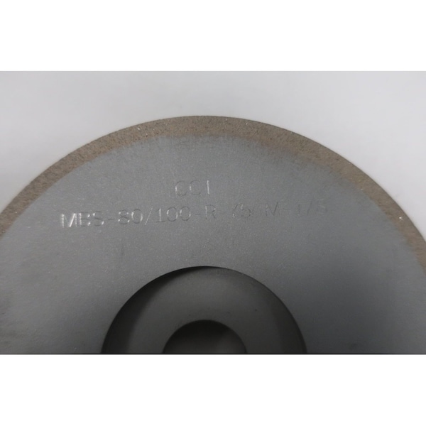Cct Diamond 7/8 pulgadas 5 pulgadas 5/8 pulgadas Rueda de rectificación - MBS-80/100-R-75-M-4/8