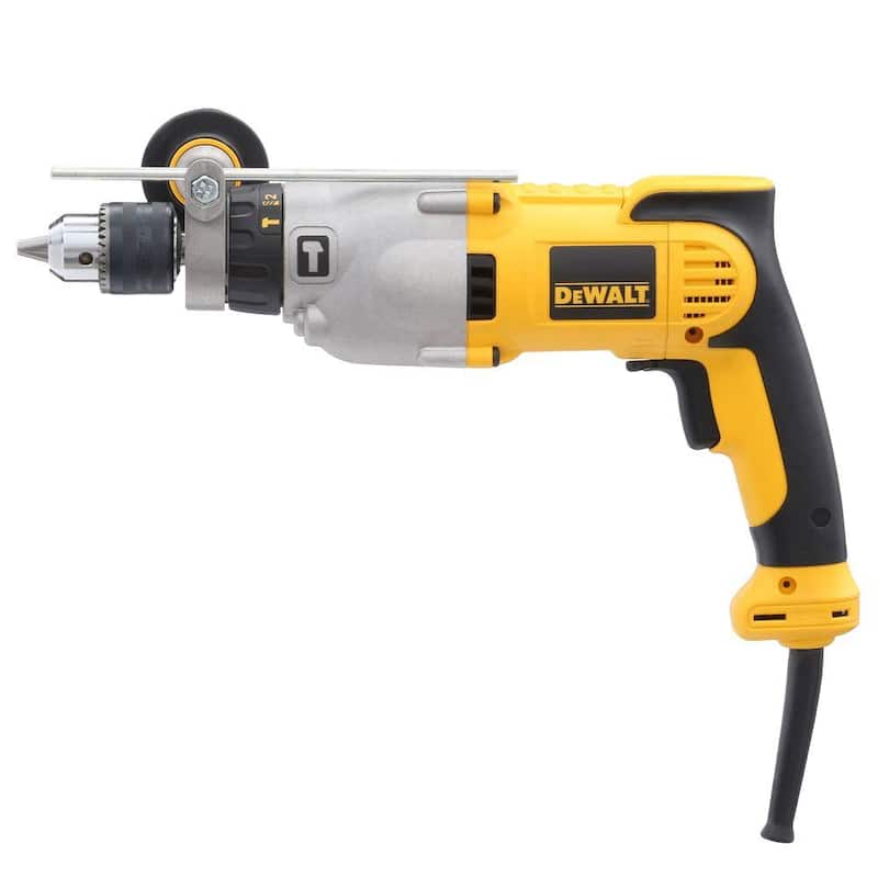 DEWALT Taladro percutor a pistola reversible de velocidad variable de 1/2 pulgadas y 10 amperes - DWD520