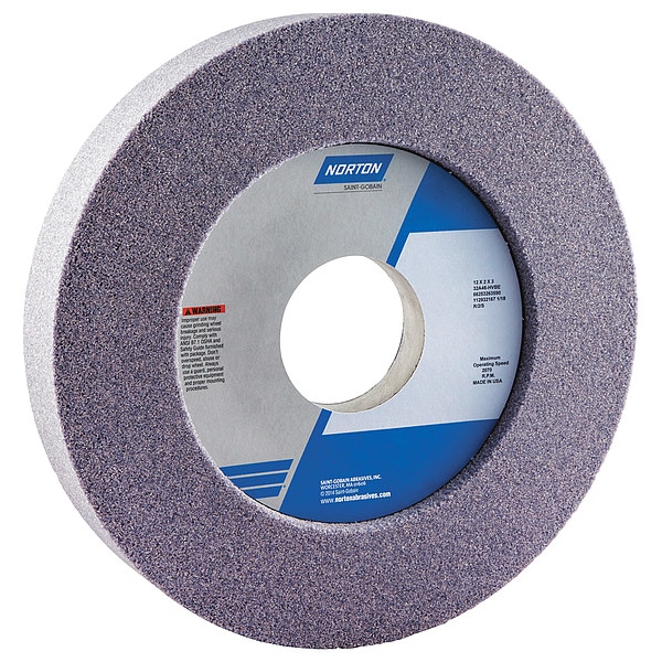 Rueda de esmeril Norton Abrasives, 12x2x3, Rec 2/S 7.25x1/2 - 66253263590
