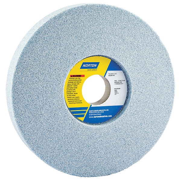 Disco de molienda empotrado Norton Abrasives, 1 unidad, 7x3/4x1.25, paquete de 5 - 66252941976