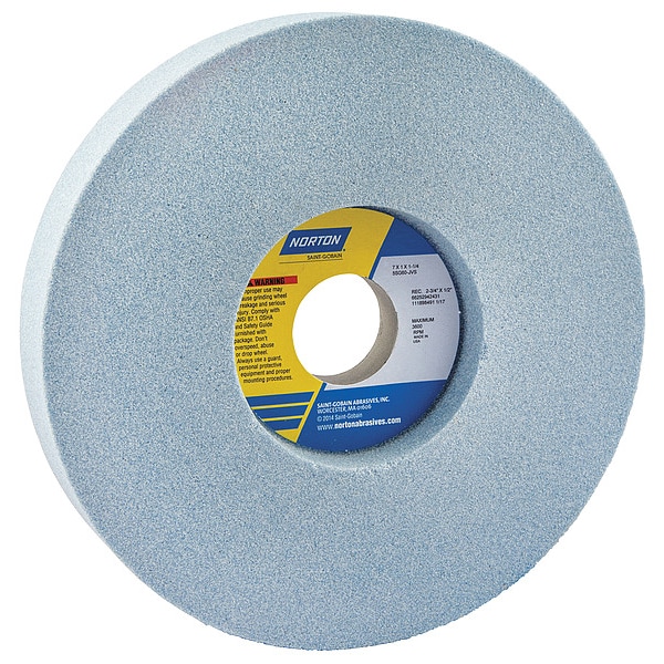Rueda de rectificado empotrada Norton Abrasives, 1/pza, 7x1x1.25, paquete de 5 - 66252942431