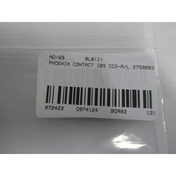 Phoenix Contact PACK OF 2 BUS ACCESSORY KIT CONNECTOR - IBS CCO-R/L 2759883
