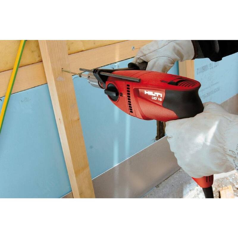 Broca de madera universal Hilti de 120 voltios y 1/2 pulgadas con llave UD 16 - 273749.