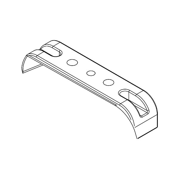 Anderson Power Products Cable Clamp, For SBE 80, SBO 60, PBT, Red - 113953P1