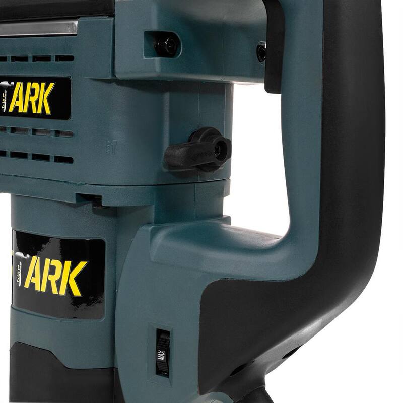 Martillo rotativo eléctrico con cable Stark de 8.3 amperios y 1/2 pulgada SDS-Plus con juego de brocas para cincel - 45351-H