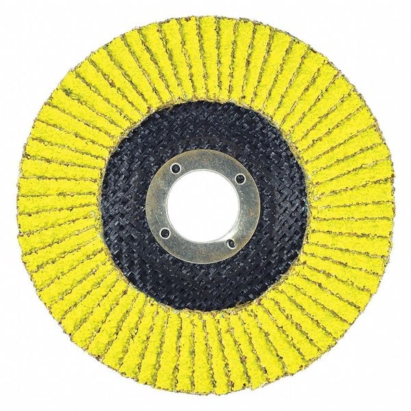 Arc Abrasives 4-1/2" x 7/8" T27 - Disco de aletas de fibra de vidrio PREDATOR de cara plana, grano 40 - 71-10824FF