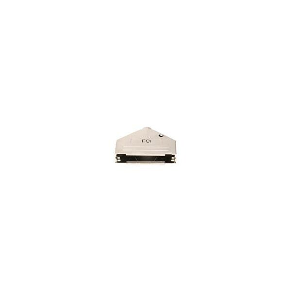 Fci Connector Accessory, 0.157In Min Cable Dia, 0.512In Max Cable Dia, Hood, Zinc Alloy - 8655MH3701BKLF