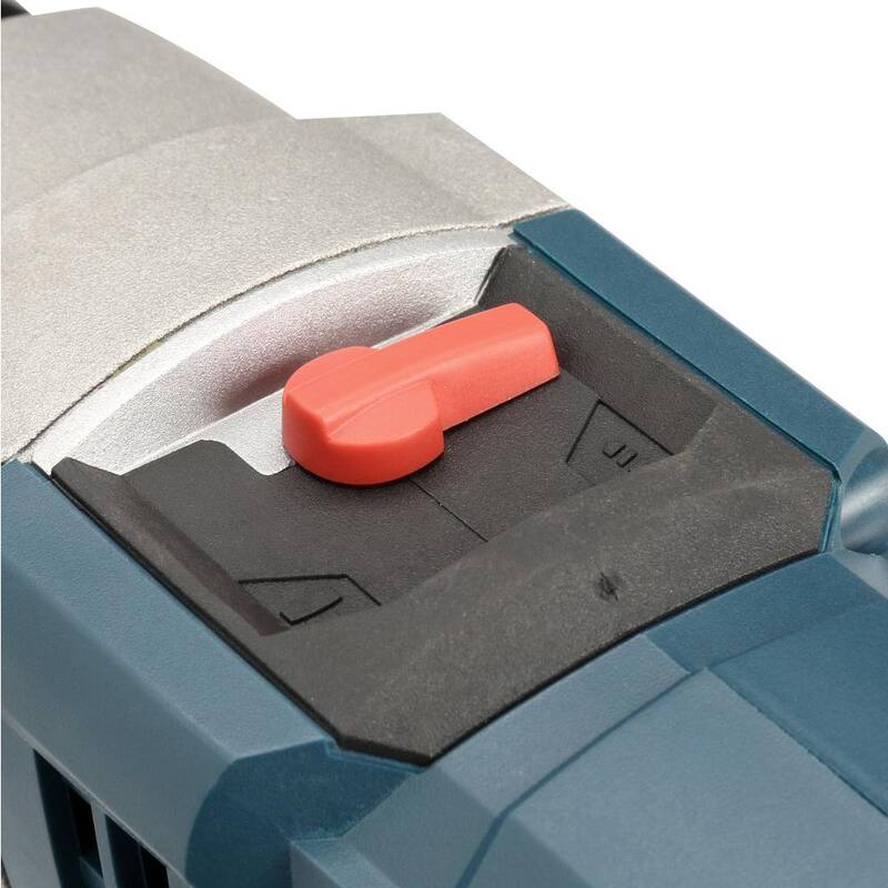 Martillo taladro Bosch con cable de 8.5 amperes de 1/2 pulgadas de concreto/mampostería de 2 velocidades con mango auxiliar y medidor de profundidad - HD18-2