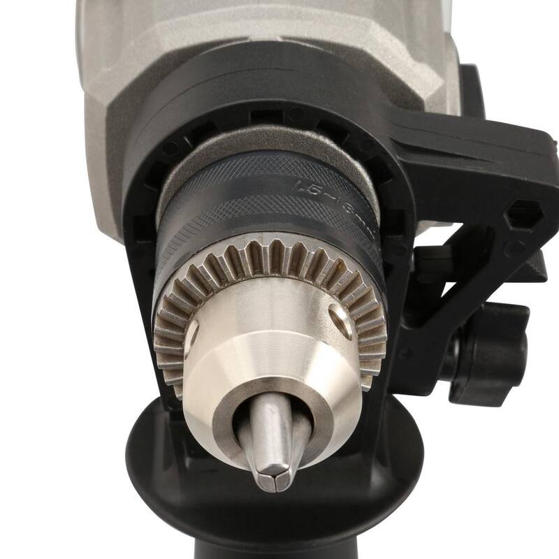 Martillo taladro Bosch con cable de 8.5 amperes de 1/2 pulgadas de concreto/mampostería de 2 velocidades con mango auxiliar y medidor de profundidad - HD18-2