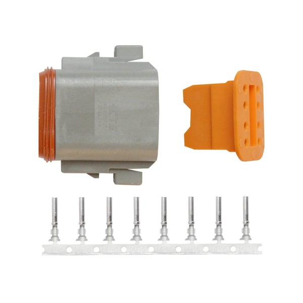 Pacer Group Pacer DT Deutsch Plug Repair Kit - 14-18 AWG 8 Position - TDT06F-8RS