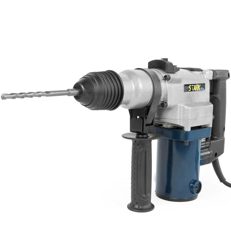 Martillo perforador rotativo con cable Stark de 6.7 amperes y SDS-Plus de 1/2 pulgada con puntas de cincel - 45350.