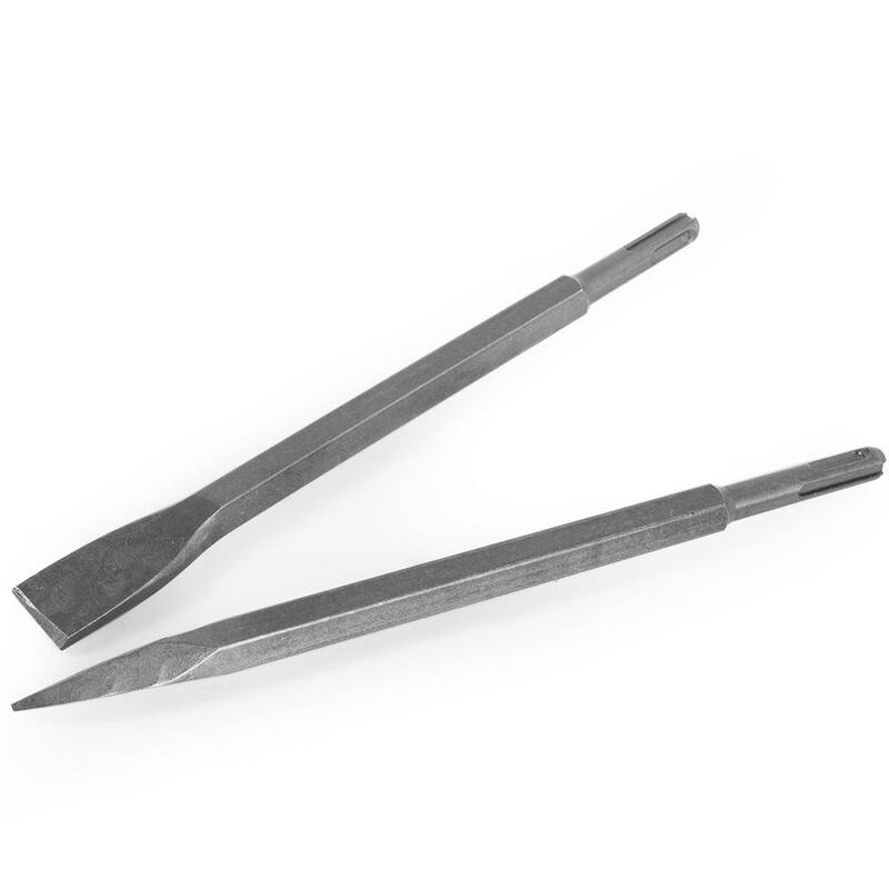 Martillo perforador rotativo con cable Stark de 6.7 amperes y SDS-Plus de 1/2 pulgada con puntas de cincel - 45350.