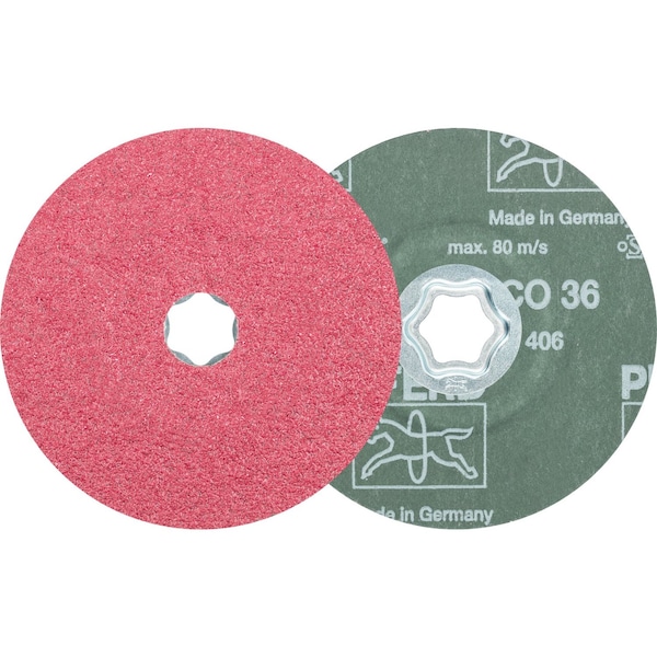 Disco de Fibra Pferd Combiclick, 5", Co-Cool, grano 36 - 40705.