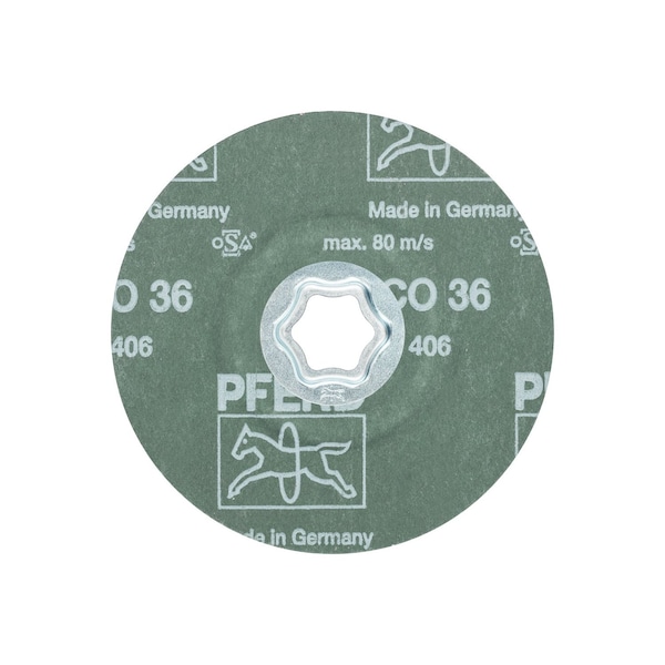 Disco de Fibra Pferd Combiclick, 5", Co-Cool, grano 36 - 40705.