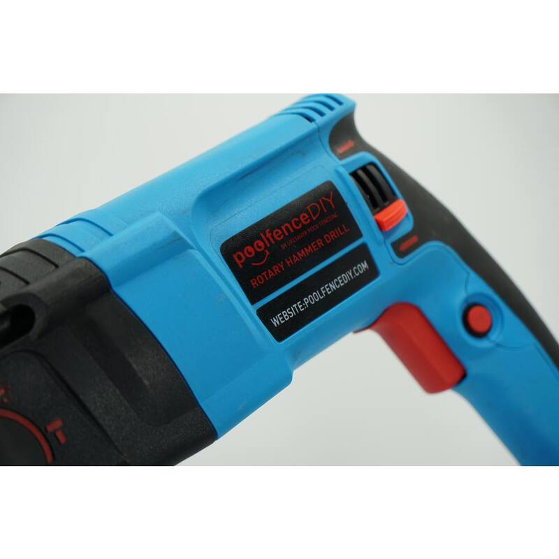 Reja para alberca DIY 5/8 pulg. Dia x 15 pulg. L Accesorio SDS-Plus Taladro de martillo rotativo y broca para albañilería - 178-DIY-HD-KIT