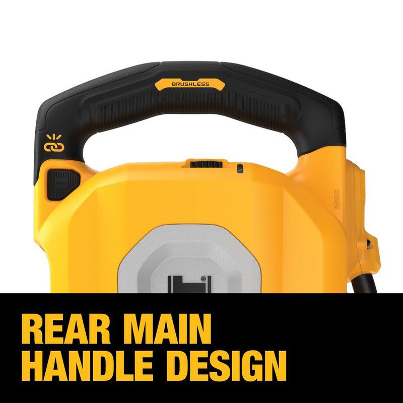 Martillo demoledor en línea DEWALT de 27 libras con SDS MAX de 3/4 de pulgada y 15 amperios - Kit D25911K.