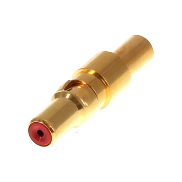 Molex Fct Coaxial Contact, Male, Straight, Crimp, 75 Ohms, 1.30Microm Gold Plating - 1727040128
