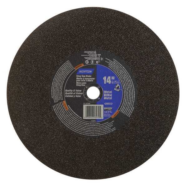 Norton Abrasivos Rueda de Corte, Metal, 14"x7/64"x1", 4365rpm - 07660789399